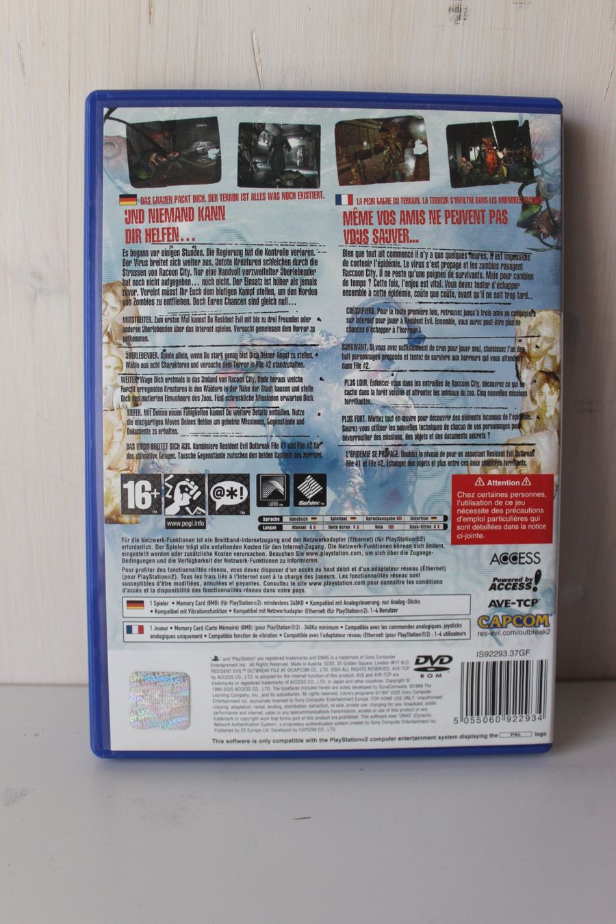Jeux: Resident Evil Outbreak File 2 - PS2 / PlayStation 2 – D'occasion à Ebertswil par Ricogoeritz 1