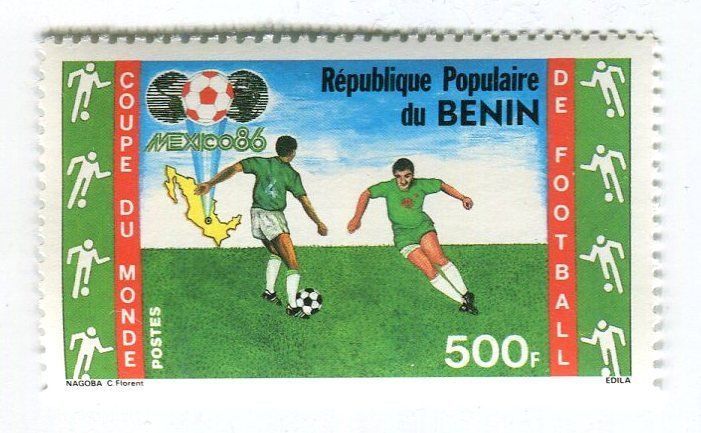 Alle Briefmarken: Briefmarke "Fussball". Benin – Neu und originalverpackt aus Basel von Butsch5