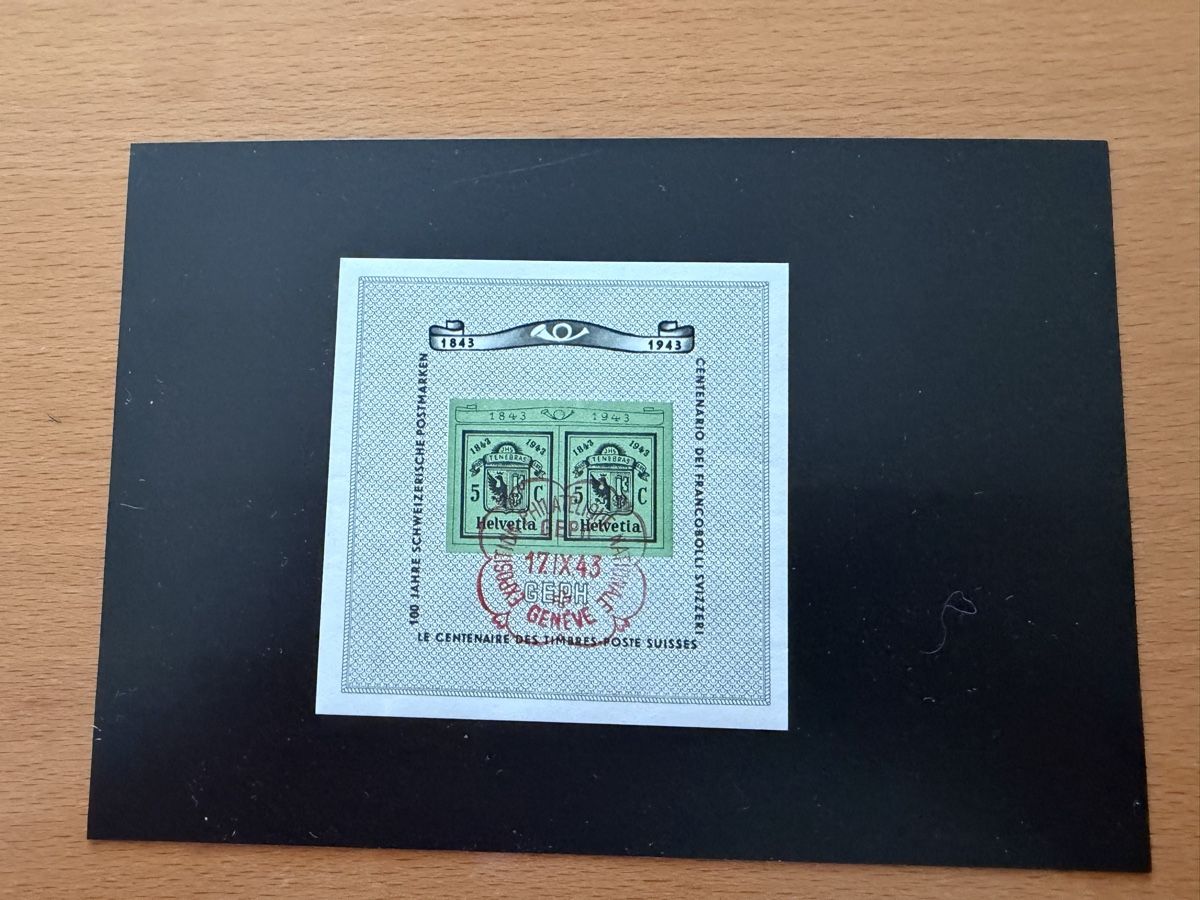 Tous les timbres: Genfer Block 17.9.1943 Genf – Neuf (Voir description) à Murgenthal par Tina_4055