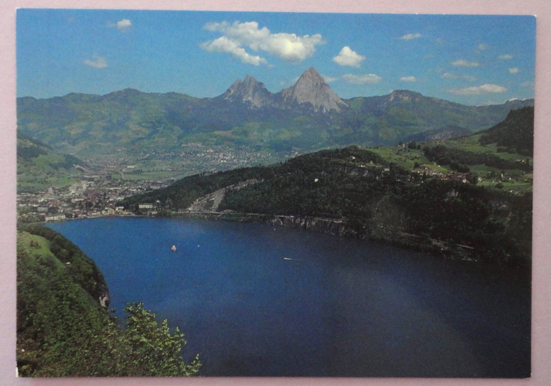 Cartoline postali: Seelisberg, Blick auf Brunnen – Usato da Fétigny venduto da Billy2miny