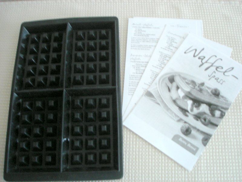 3-teilige Waffelform Aus Silikon – Inkl. Pinsel, Für Waffeln, Kuchen & DIY, Backformen-Set