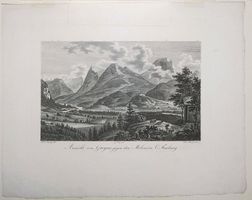 Gruyère  Kupferstich von Burgdorfer