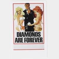 Postkarte James Bond Teaser Poster Artwork USA 1971