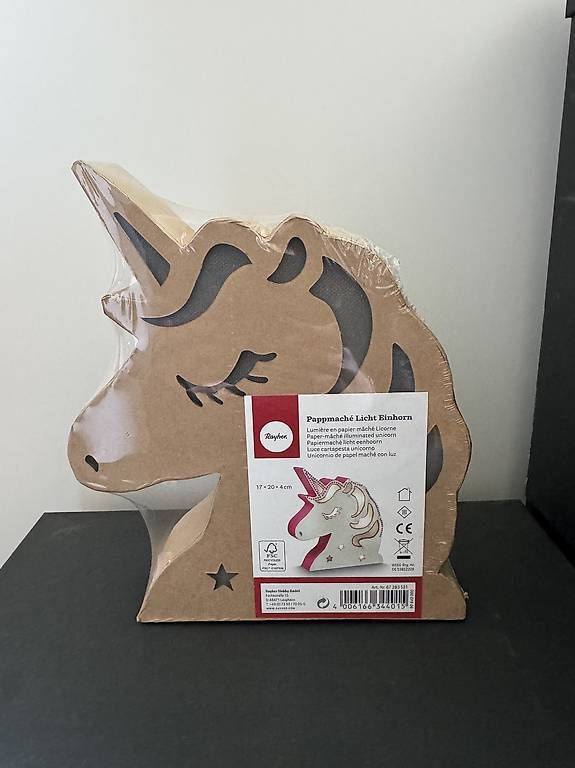 Lampade: Einhorn Pappmaché Lampe – Usato da Embrach venduto da Debby_1986