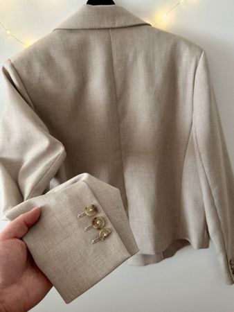 Mango Blazer Beige 