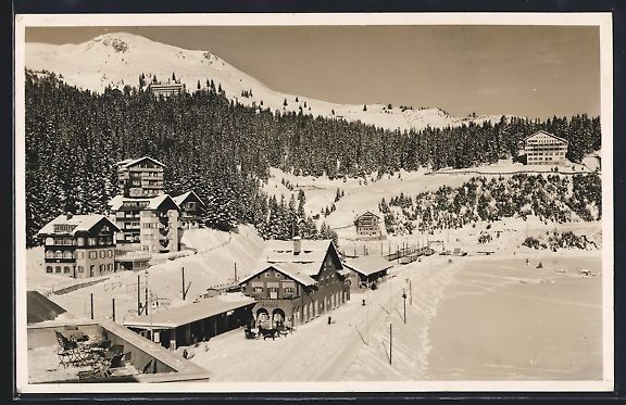Cartes postales: AK Arosa, Bahnhof im Schnee, 1942 – D'occasion à Berlin par bartko-reher