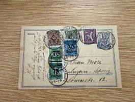 Postkarte aus dem Deutschen Reich von den 20 er Jahren 