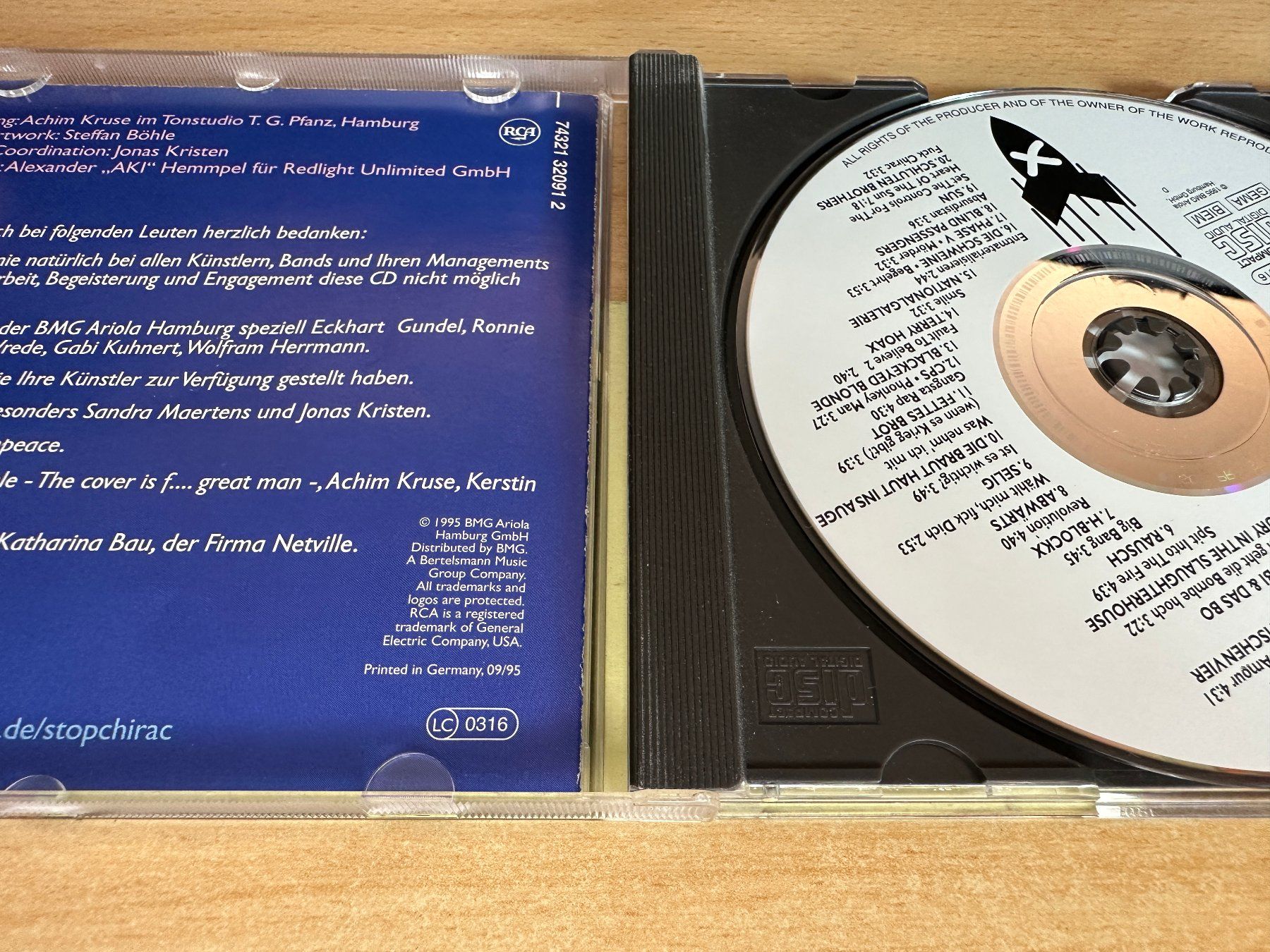CD: Various – Stop Chirac – Usato da Rikon im Tösstal venduto da Alpenmutz 2