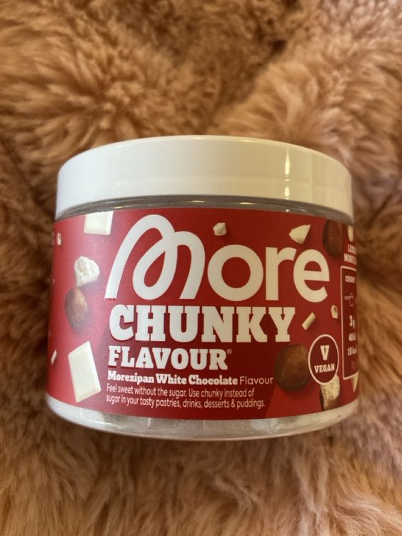 More Nutrition Chunky Flavour Marzipan Weisse Schokolade (Neu und ...
