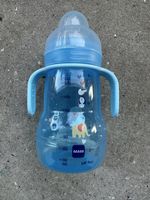 MAM Babyflasche blau mit Griff, Top Zustand, günstig!
