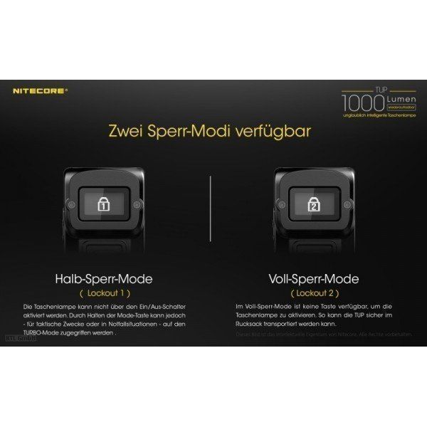 NiteCore Lampade: starke Schlüsselbundleuchte NiteCore TUP – Nuovo e nell'imballaggio originale da Grüningen venduto da Prolumin 3