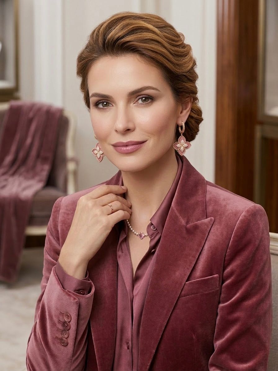 Orecchini pendenti & Orecchini a lobo: Boucles d’oreilles Aura Florale – Nuovo e nell'imballaggio originale da St-Maurice venduto da Sandrinette123 4