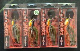 Sakura CAJUN Chatterbait 4er Mix-Set 5 - 10.5gr - 21gr