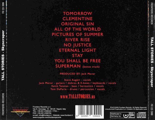 CD: Tall Stories – Skyscraper – Usato da Gingins venduto da Demonseed 1