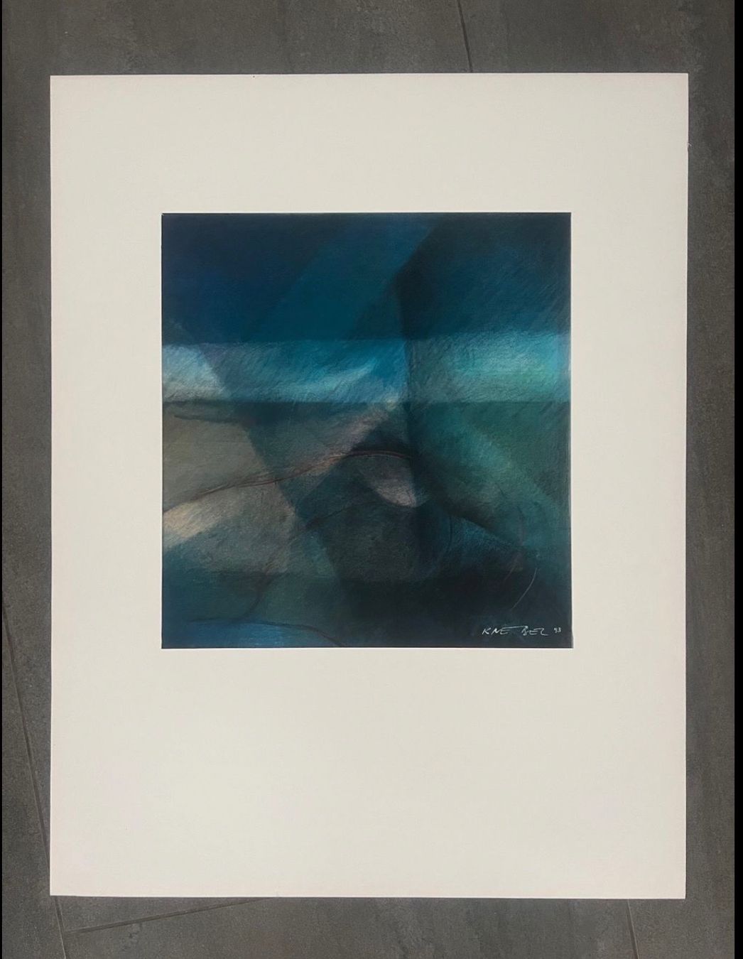 Dipinti: Sven Knebel, Original Acrybild,1993 – Usato da Rain venduto da Pic-Ass