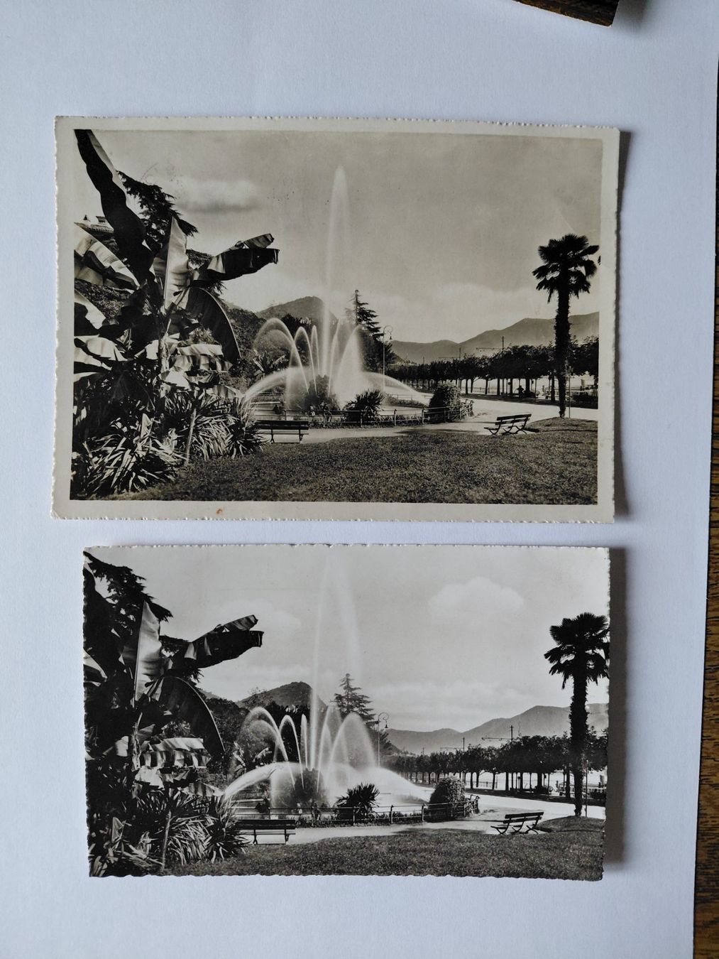 Cartoline postali: Lugano Tessin: Zwei seltene, alte Ansichtskarten, Top! – Usato da Wattwil venduto da yburgler