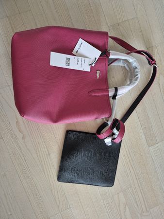 lacoste vertical shopping bag 