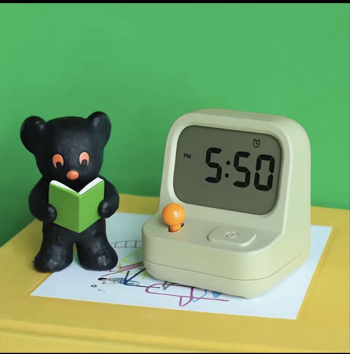 Orologi: Retro Mini-Digitaluhr mit Wecker – Nuovo e nell'imballaggio originale da Winterthur venduto da Kalenite 1