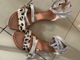 Sandalette Leder Gr. 40