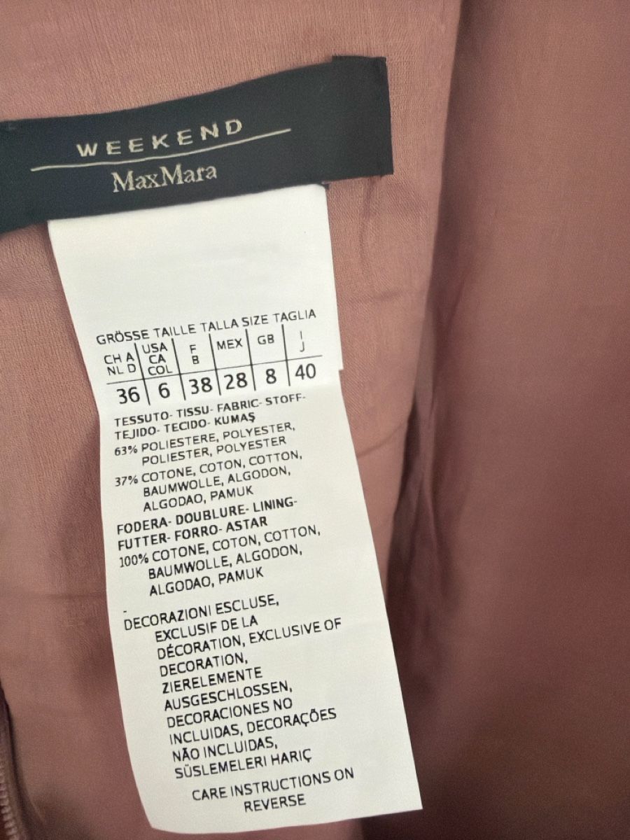 Max Mara Vestiti: Weekend Max Mara Kleid 36 – Usato da Einsiedeln venduto da kalliopee 6