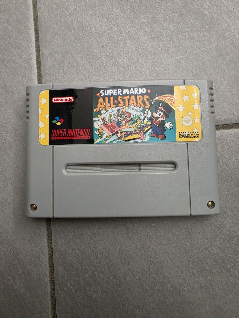 Nintendo Giochi: Super Mario All-Stars SNES PAL – Usato da Basel venduto da Vintage_Soccer_RS