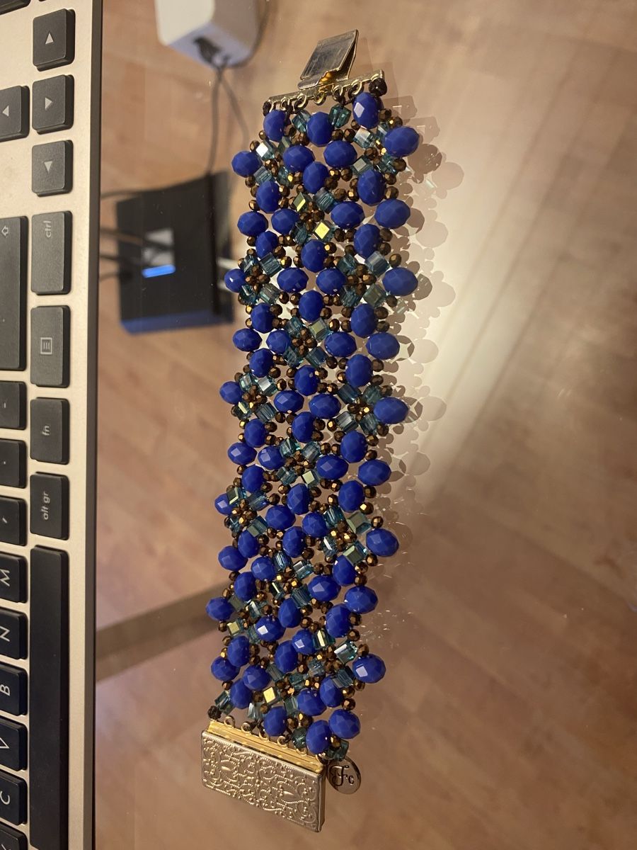Bracciali & Braccialetti: Blaues Armband mit Glasperlen – Nuovo (secondo la descrizione) da Jona venduto da Prada1969 1
