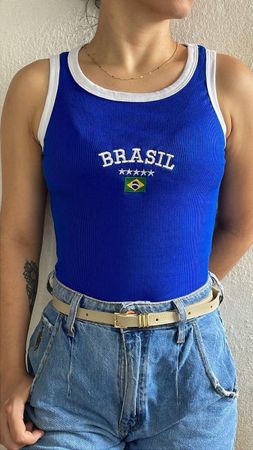 Brasilien Tanktop Grösse XL für die WM!