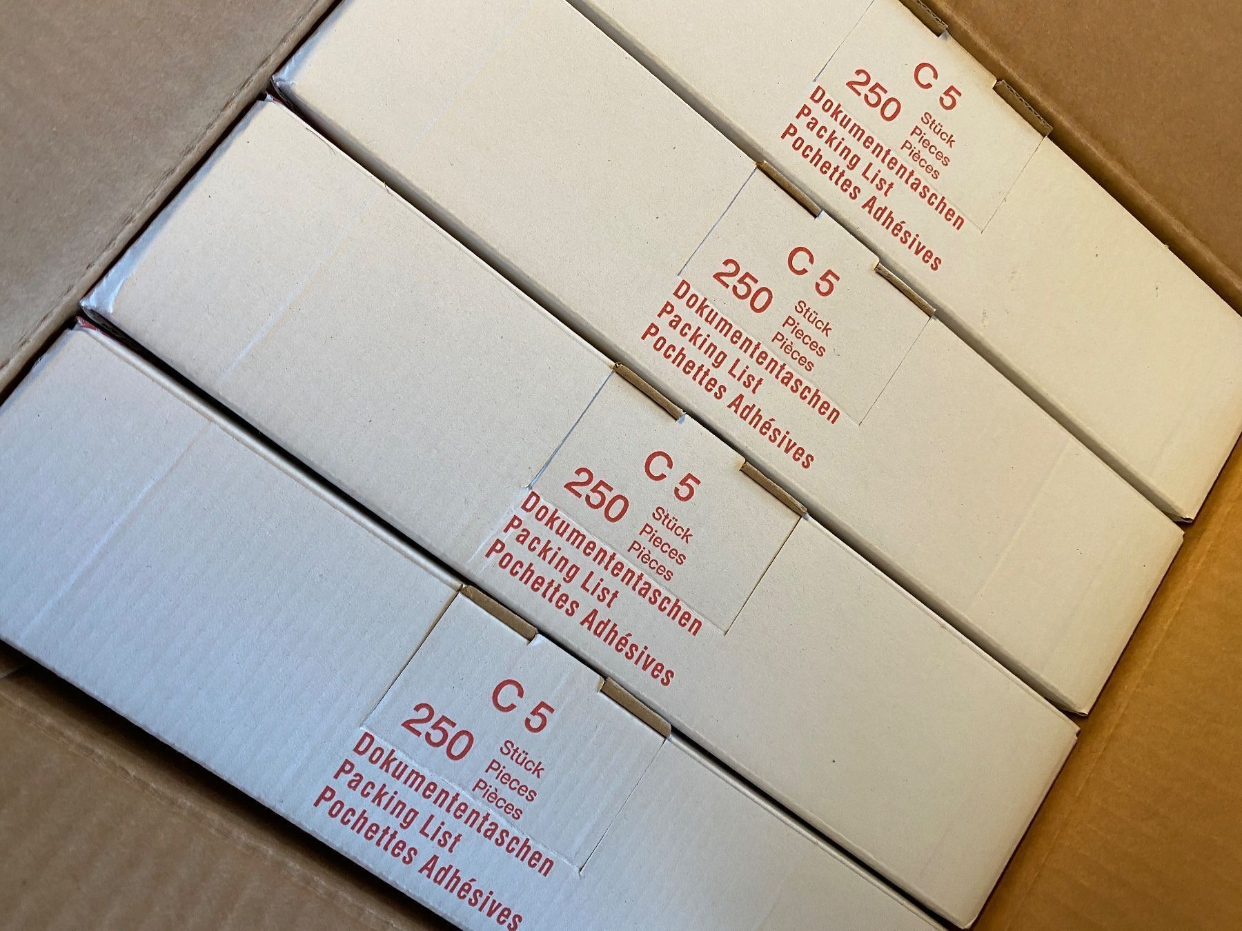 Aufkleber: Dokumententaschen C5 1000 Stück – Neu und originalverpackt aus Uster von Hinze01 1