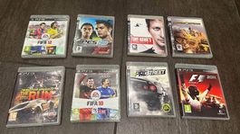 8 Spiele für PS 3