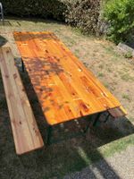 Festbankgarnitur, Holz, gebraucht