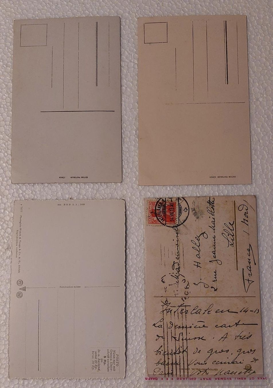 Cartoline postali: INTERLAKEN - Lot de 18 cartes – Usato da Delémont venduto da Domdom1 3