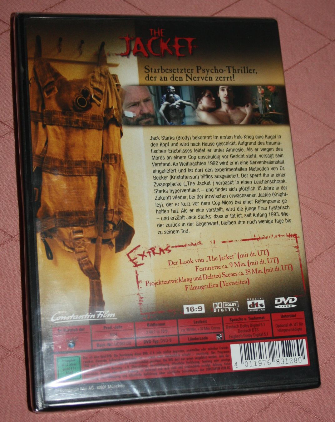 Alle DVDs: DVD The Jacket  (41) NEU originalverpackt – Neu und originalverpackt aus Flüelen von Rosegarden 1