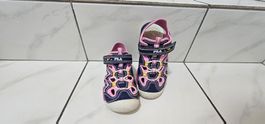 Fila Sandalen Mädchen blau rosa Grösse 27 gebraucht