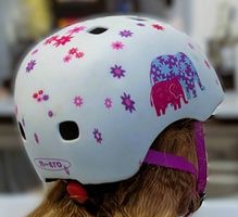 Helm Mädchen Grösse S: 48-53 cm Kopfumfang