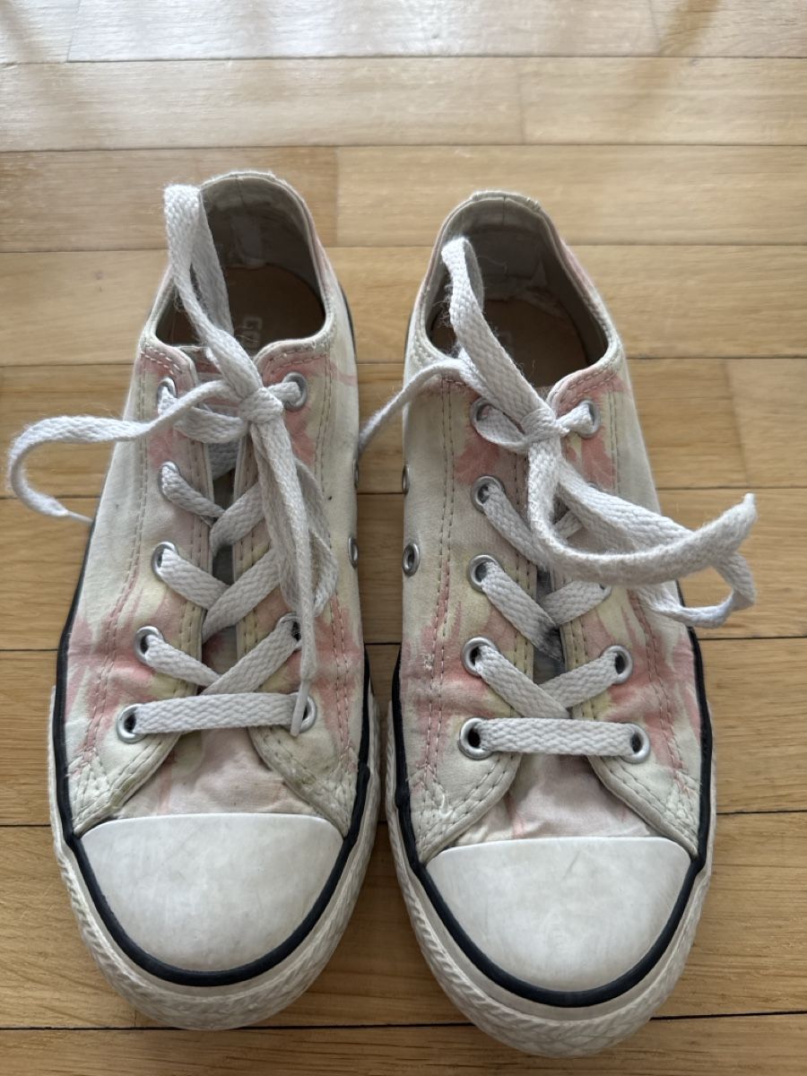 Converse Scarpe per ragazze: Converse All Star Sneaker, Gr. 32, Palmenmuster – Usato da Wettingen venduto da Mary13