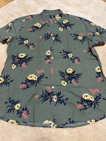 Chemise WE à fleurs XXL coupe slim - État impeccable!