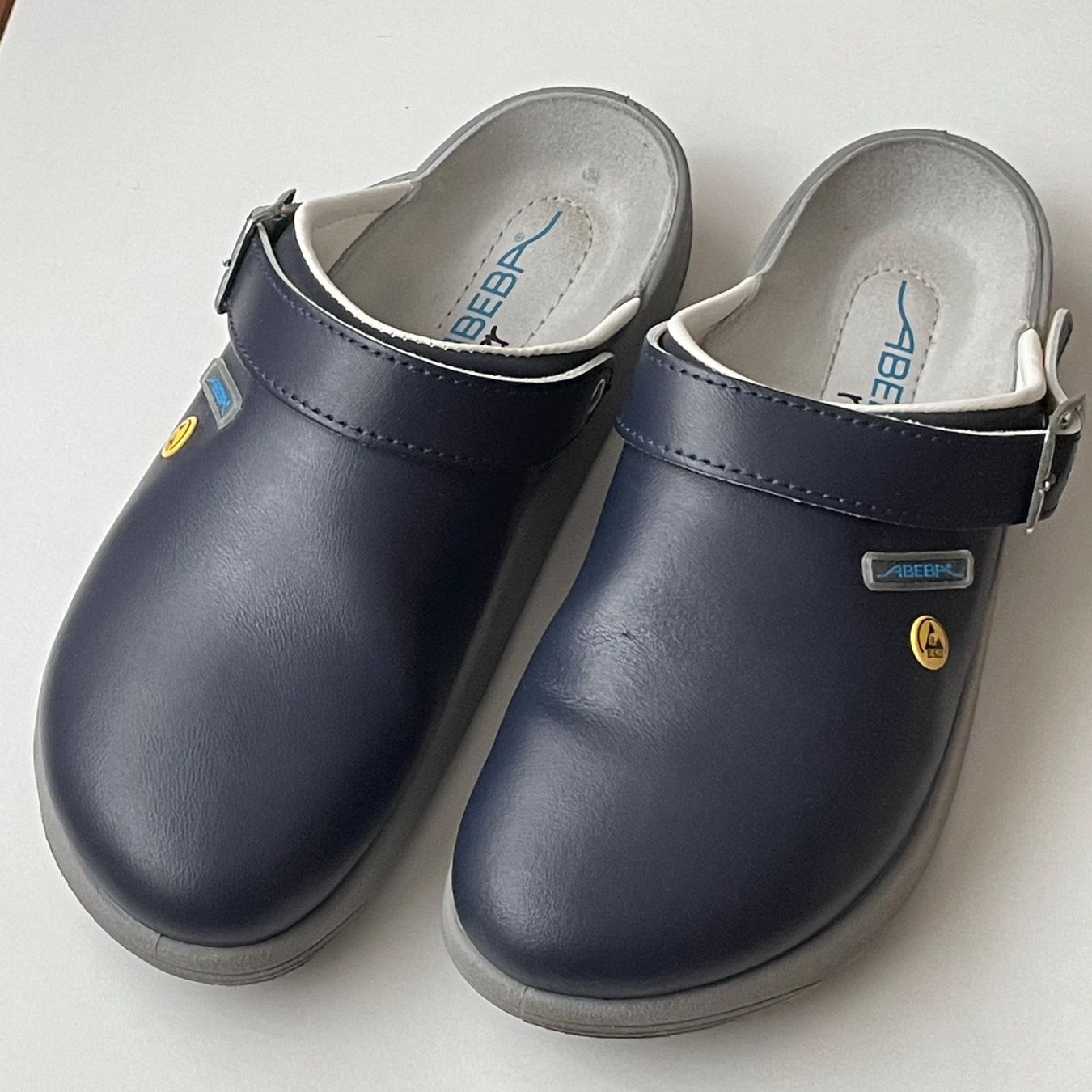 Scarpe da uomo: ABEBA rubber Clogs Arbeits - Berufsschuhe Gr 43 neuwertig – Usato da Birsfelden venduto da Paleochora 1