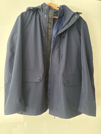 BOSS Parka 3-en-1 NEUVE Dark Blue Eco Insulation - L