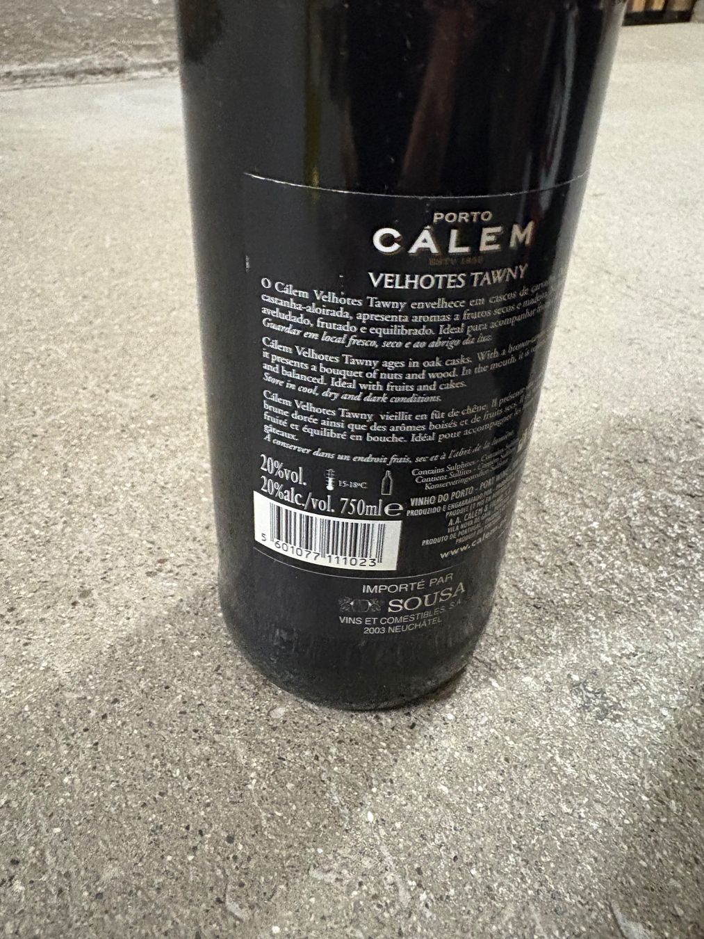 Vino: Velhotes Calem Portwein 750 ml – Nuovo e nell'imballaggio originale da Zürich venduto da kuszi 2