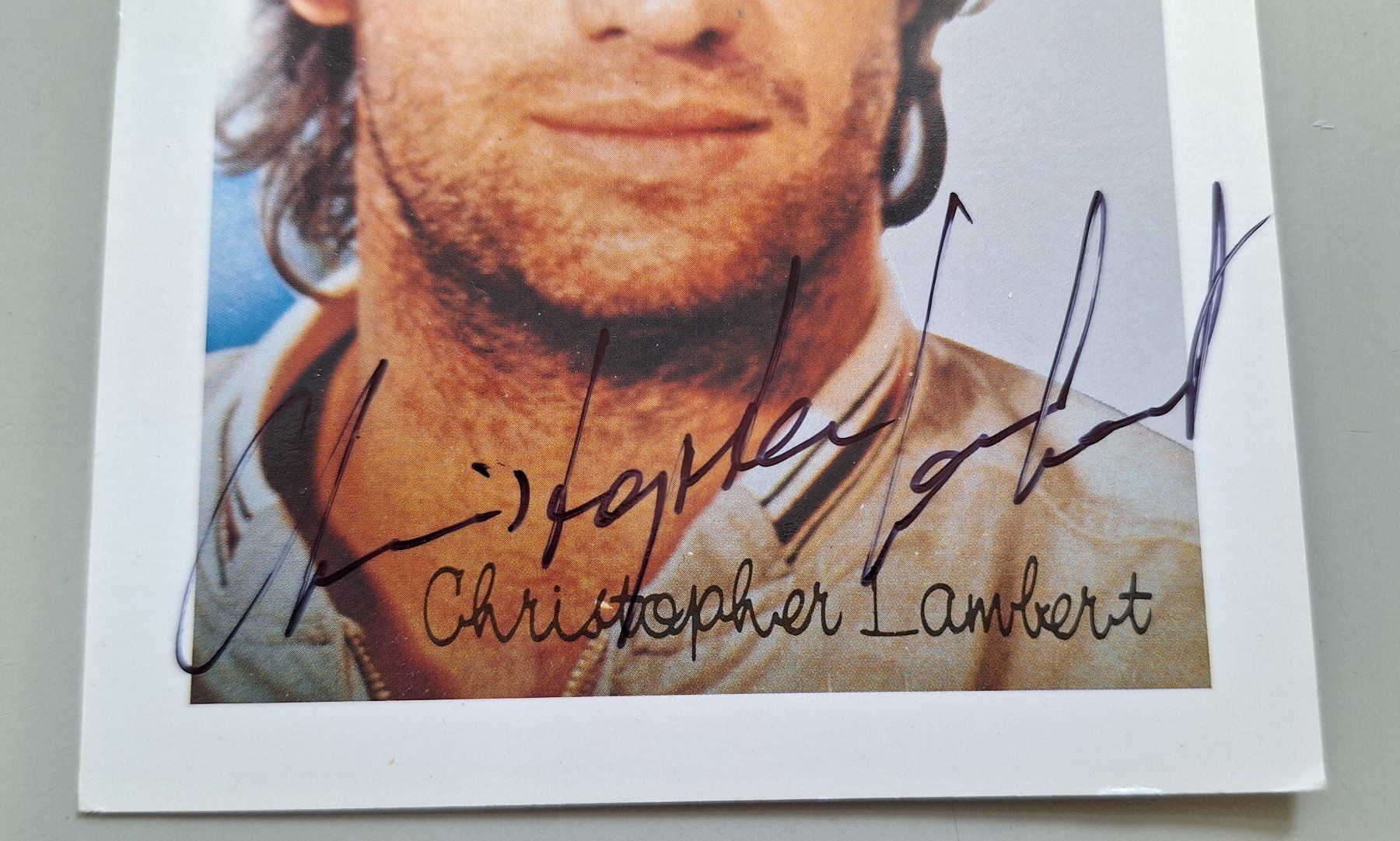 Autogramme: LG/ Original Autogrammkarte Christopher Lambert Schauspieler – Gebraucht aus Gurtnellen von Stonevalley007 1