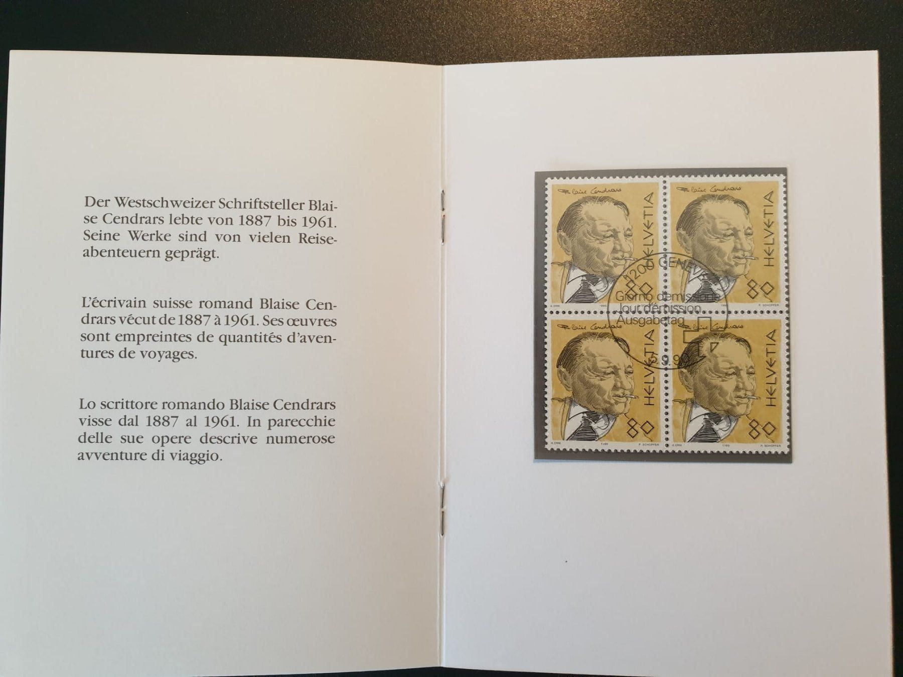 Tutti i francobolli: Briefmarke PTT Portrait Maler u. Dichter – Nuovo (secondo la descrizione) da Zumikon venduto da chv_w96q 2