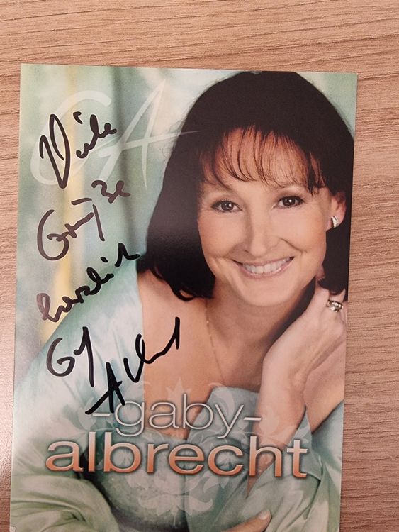 Gaby Albrecht Originalautogramm Kaufen Auf Ricardo 5704