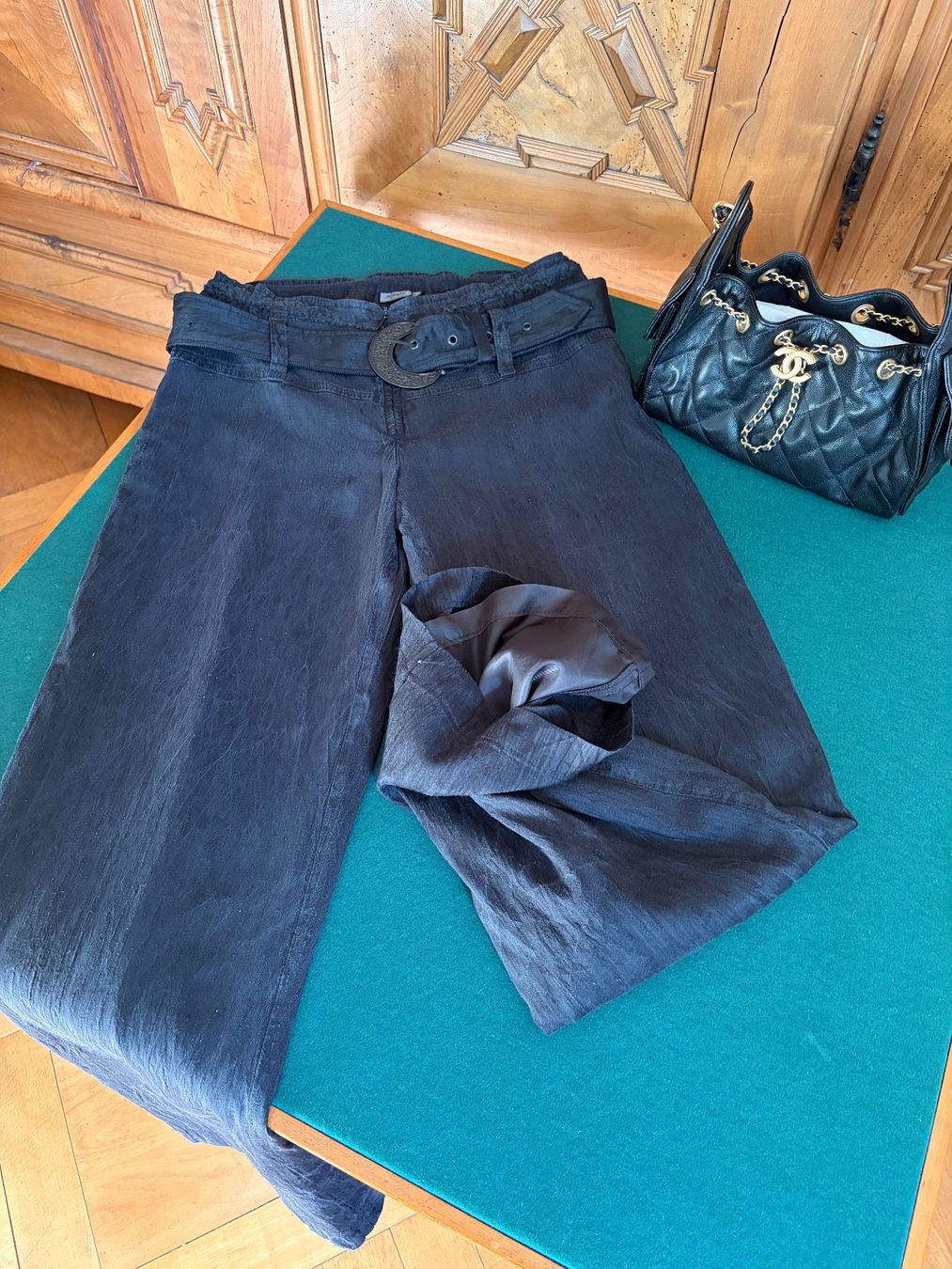 Nile Pantaloni: NILE  Hose  100% Seide   Größe: S+ – Usato da Interlaken venduto da Bona55 8