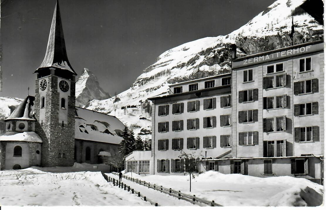 Cartoline postali: Zermatt - Zermatterhof – Usato da Hochdorf venduto da Ziegel-16