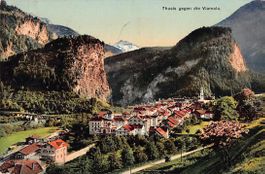 GRUSS aus THUSIS - alte Ansichtskarte 1908