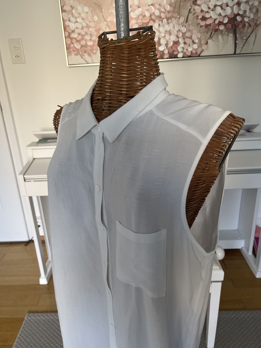 Only Blusen: Weisse Bluse/Top, ärmellos, Only, 42 – Gebraucht aus Solothurn von Bobesch08 2