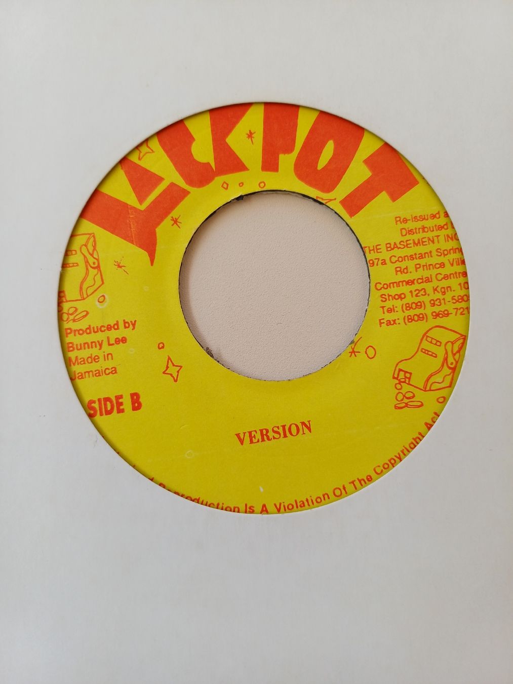 Dischi in vinile: Johnny Clarke "Blood Dunza" 45t  – Usato da Begnins venduto da Drastic-Sound 1