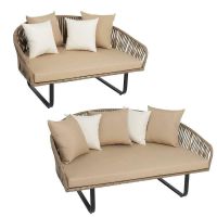Polyrattan Lounge Gartenmöbel 3-Sitzer