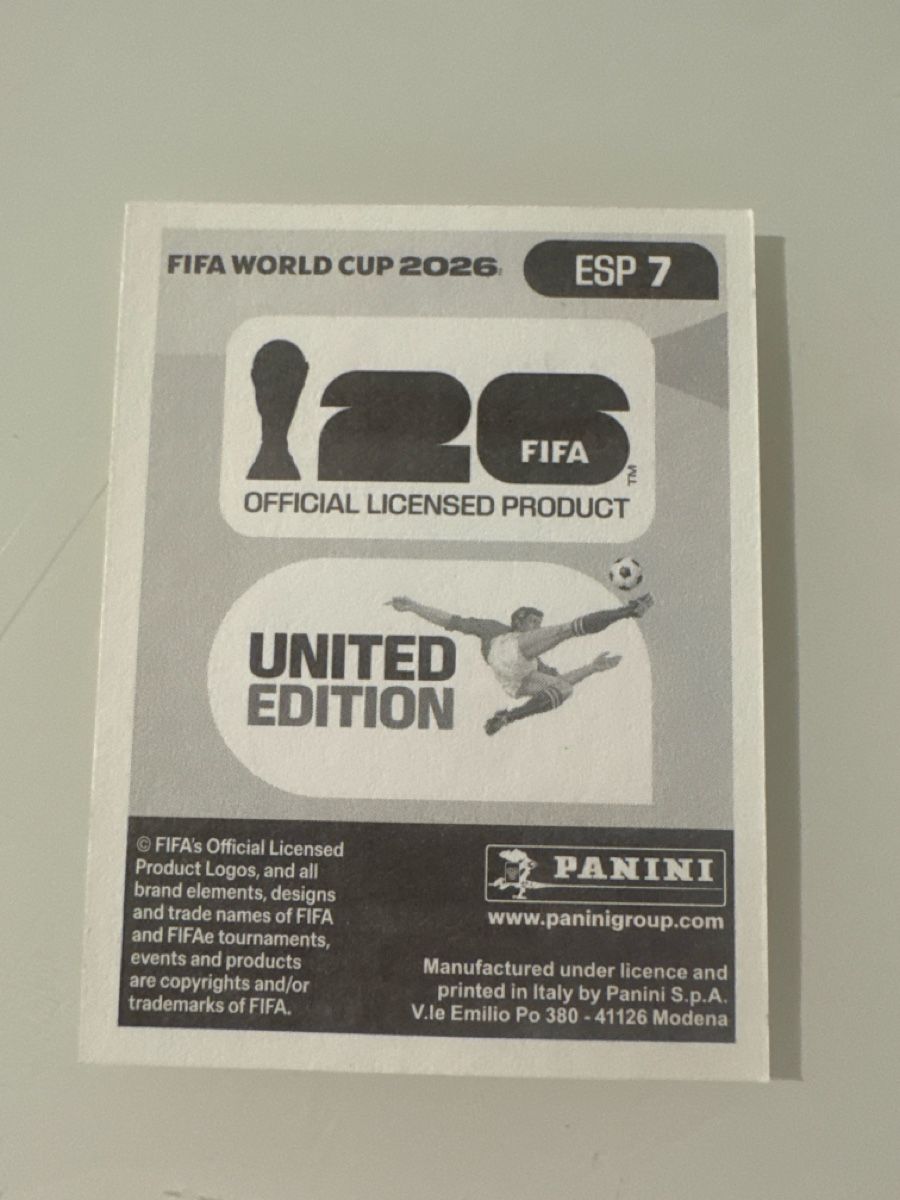 Panini Carte collezionabili: Panini 2026 Dani Carvajal ESP7 – Nuovo (secondo la descrizione) da Bern venduto da akl_sy9s 1