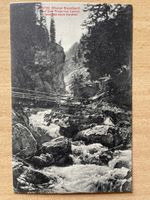 Alte Ansichtskarte Lauterbrunnen Sausbach Isenfluh Brücke